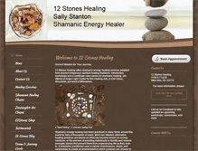 Tablet Screenshot of 12stoneshealing.com